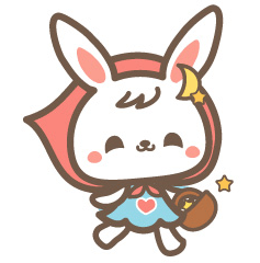 歩くウサギ