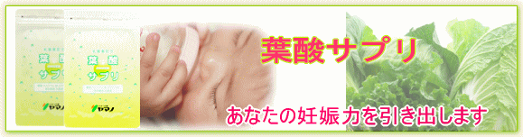 葉酸サプリ　あなたの妊娠力を引き出します